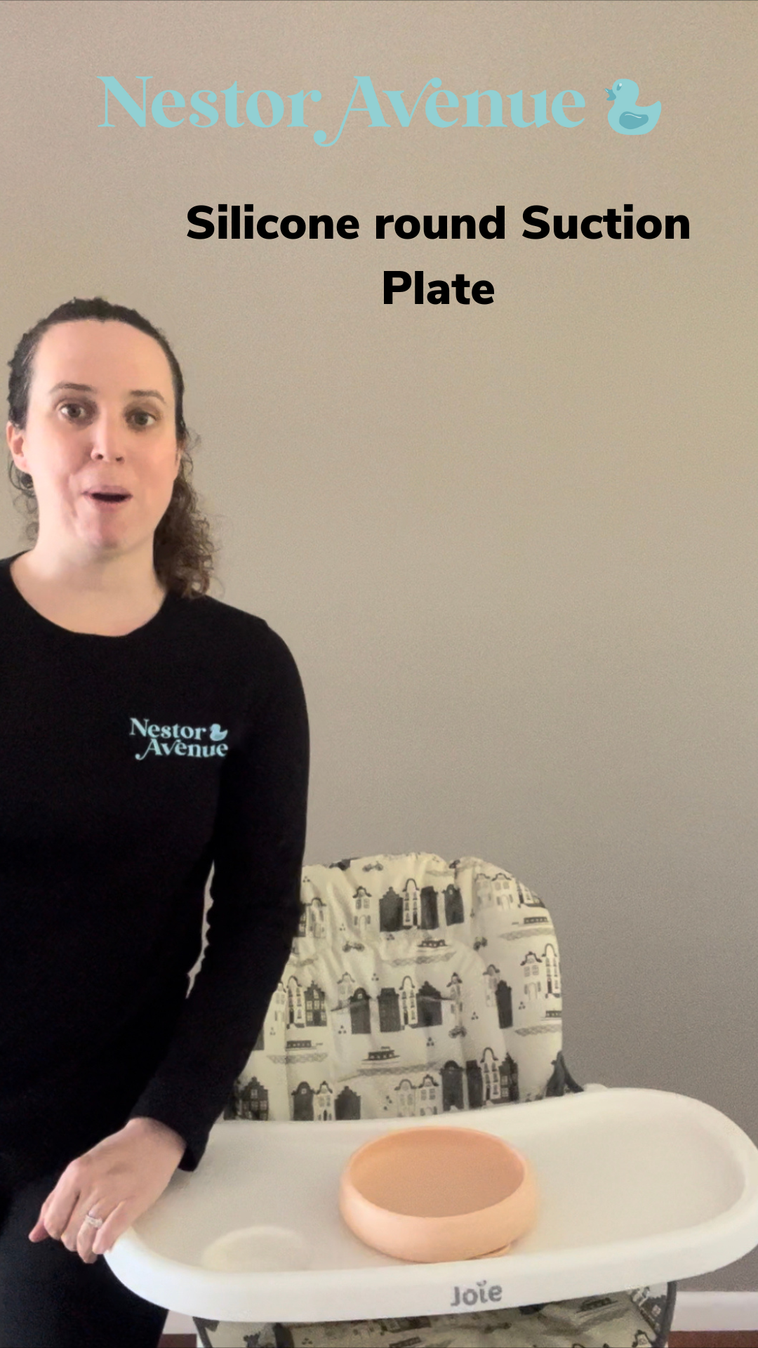 Silicone Round Suction Plate