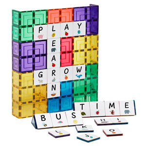 Learn & Grow Magnetic Tile Topper - Alphabet Upper Case Pack