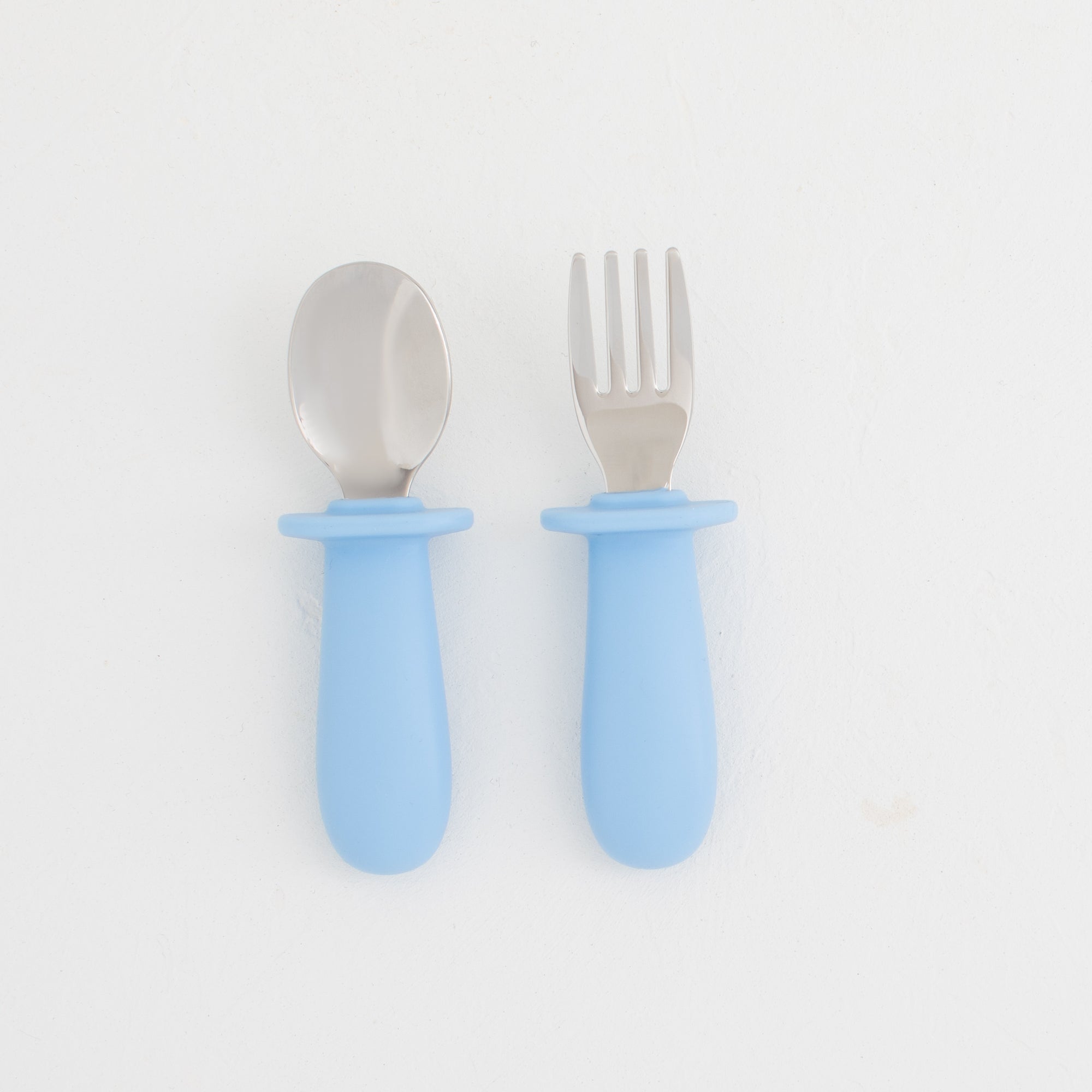 Toddler Stainless Steel Cutlery with Silicone Handles