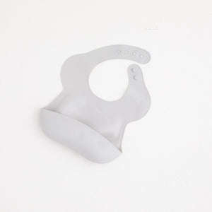 Silicone Bib with Food Catcher & Divider