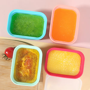 Silicone Freezer Storage Containers – 4 Pack (250ml each)