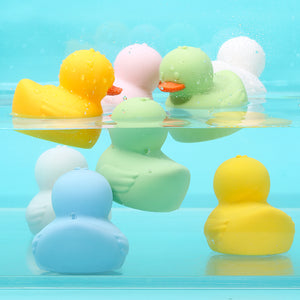 5-Piece Silicone Duck Bath Toy Set – Pull-Apart & Mould-Free Fun!