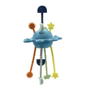 Silicone Baby Pull Activity Toy