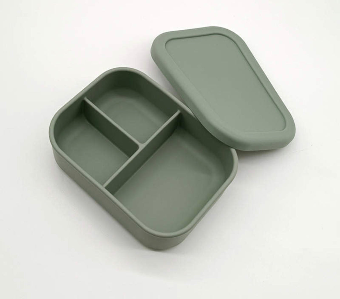 Silicone 3 Section Baby Snack Lunchbox