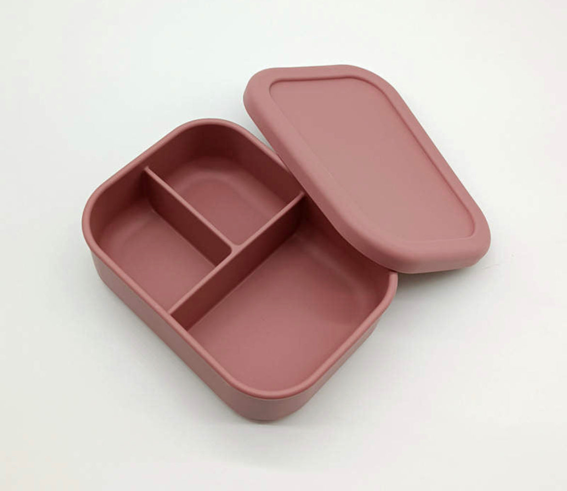 Silicone 3 Section Baby Snack Lunchbox