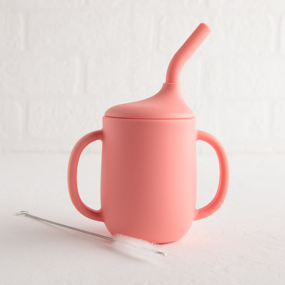 Silicone Cup with straw - Baby Silicone Cup with straw - Nestor Avenue