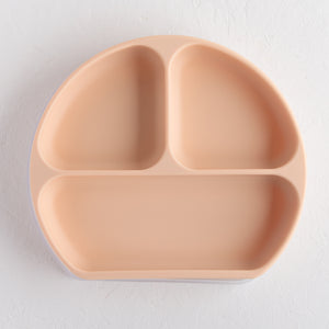 Baby Suction Divided Plate with Lid