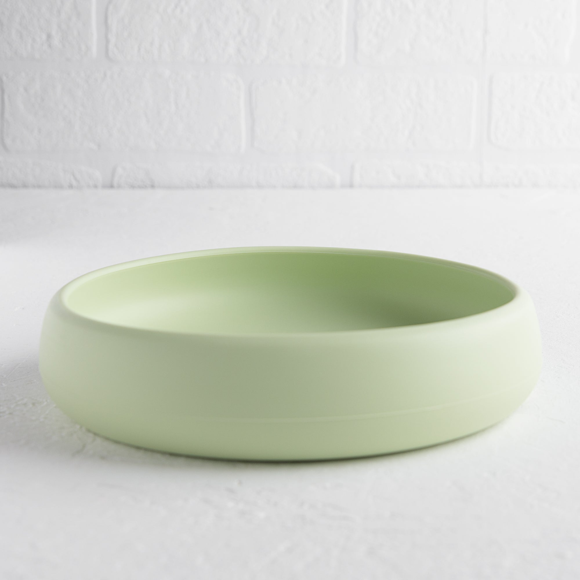 Silicone Round Suction Plate Green