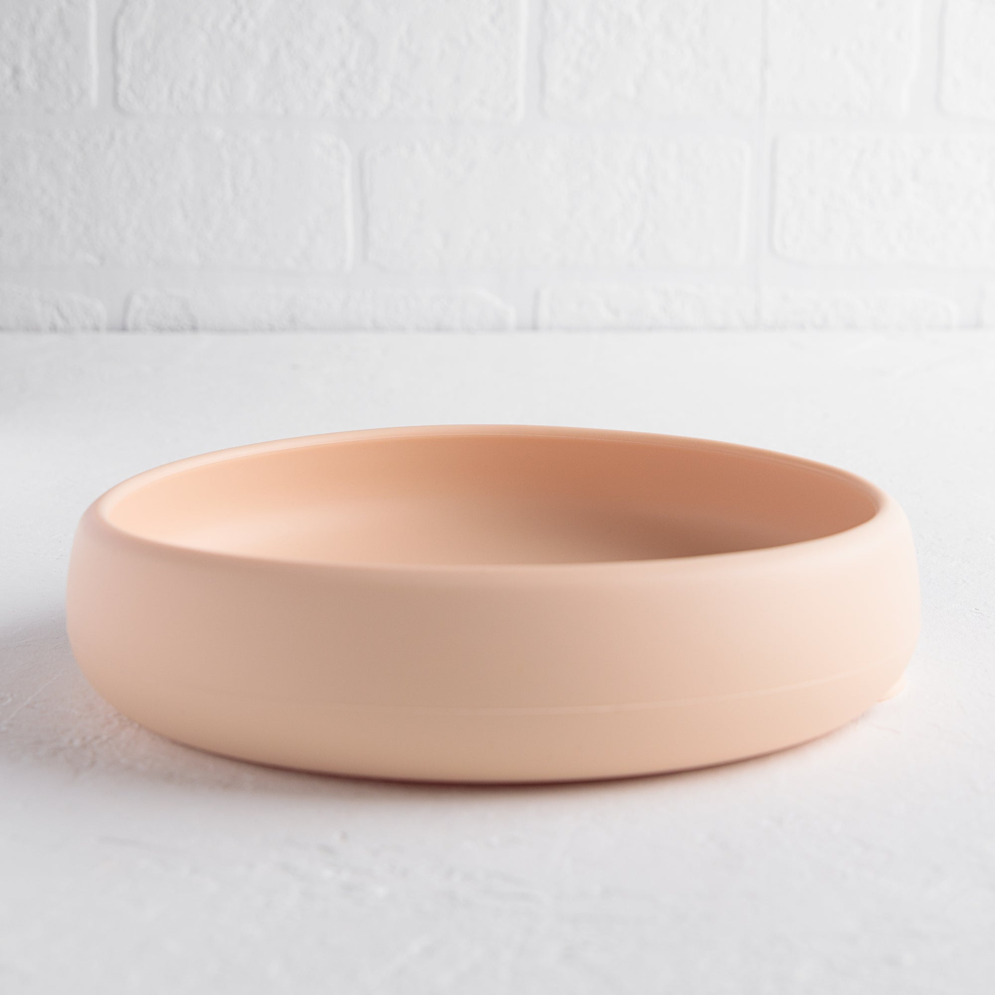 Silicone Round Suction Plate Pink