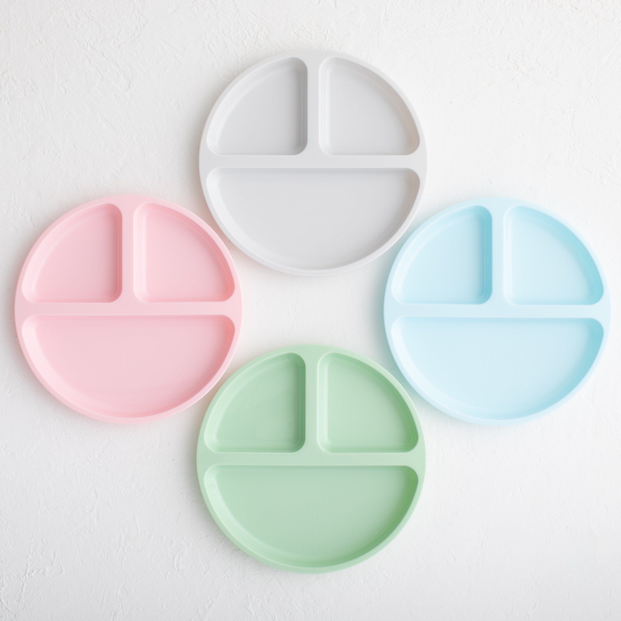 Recycled Plastic Divided Plate for Toddlers EcoFriendly and Safe