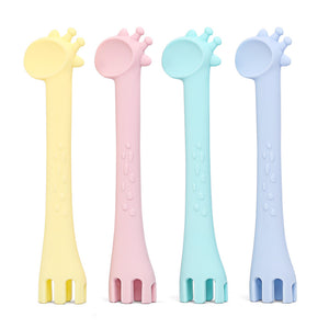 Giraffe Baby Training Spoon and Fork - Nestor Avenue