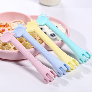 Giraffe Baby Training Spoon and Fork - Nestor Avenue