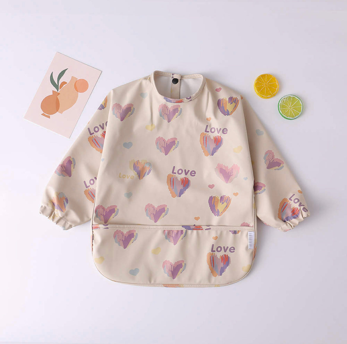 Get Ready for Mess-Free Mealtime with the Smock Bib for Your Baby