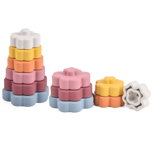 Baby Silicone Stacking Rings - Nestor Avenue, rustic colours